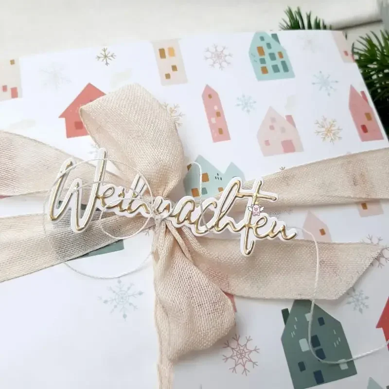 

Mmao ремесло металлические вырезанные штампы вырезанные формы рождественские буквы для скрапбукинга бумаги ремесло Нож Форма лезвие Дырокол трафареты штампы