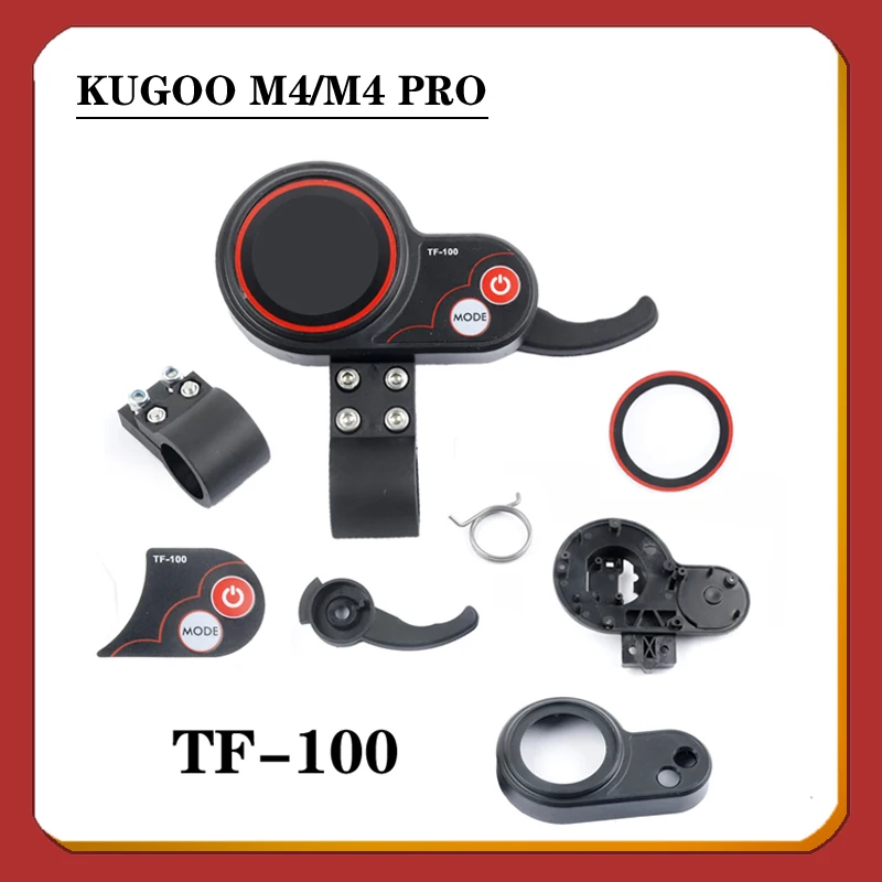 전기 스쿠터 계기판 하우징, TF100 속도계 액세서리, KUGOO M4 5 6 핀 메가 계기판 교체 부품, 2 개