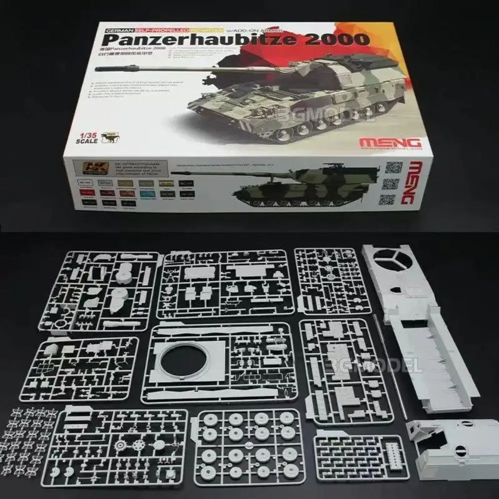 Meng 모델 1/35 스케일 TS-019 Panzerhaubitze 2000 w/어드온 갑..