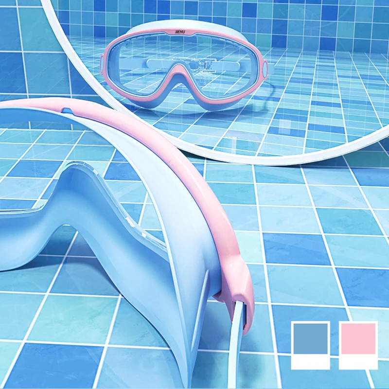 Adult Myopia -1.5 to -8 Optical HD Electroplate Swimming Goggles Anti-fog UV Protection Waterproof Silicone Swim Eyewear Glasses