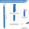 Gel Pens, 5 Pcs 0.5mm Quick Dry Black Ink Pens Fine Point Retractable Smooth Writing Pens for School Office Home Supplies 3