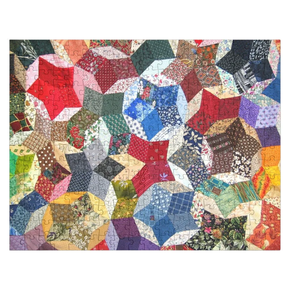 Patchwork Quilt Jigsaw Puzzle Personalized Puzzle For Kids Custom Photo Puzzle