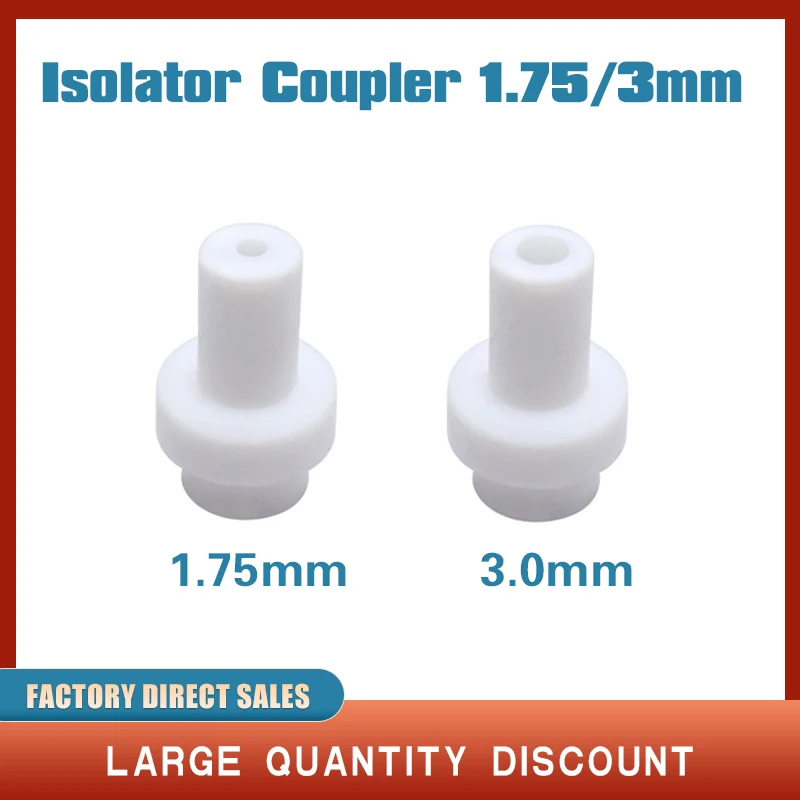 

2/4Pcs UM2 Hot End Isolator Coupler PTFE Connector Inner Sleeve For 1.75mm 3mm Filament