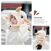 Winter Warm Ski Helmet Cover Comfortable Soft Fleece Skiing Cap Scarf Warmer Cartoon Cute Shark Mode Decorative Helmet Cover Hat 5
