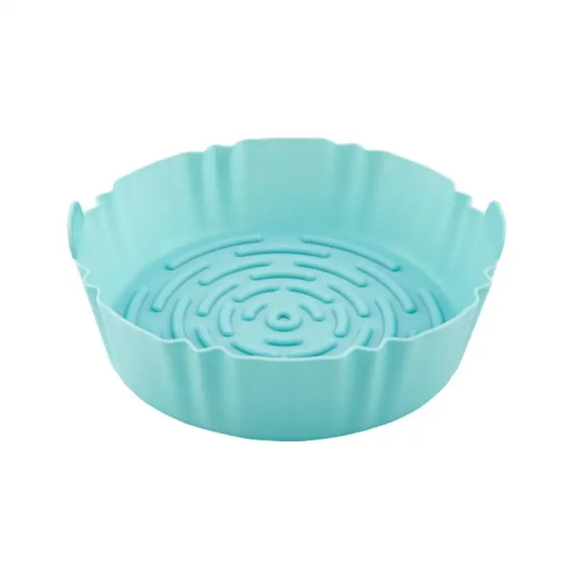 

Air Fryer Silicone Pot Liners Heat-Resistant Round Baking Tray Non-Stick Bowl 172mm Air Fryer Inserts Reusable Fruit Basket