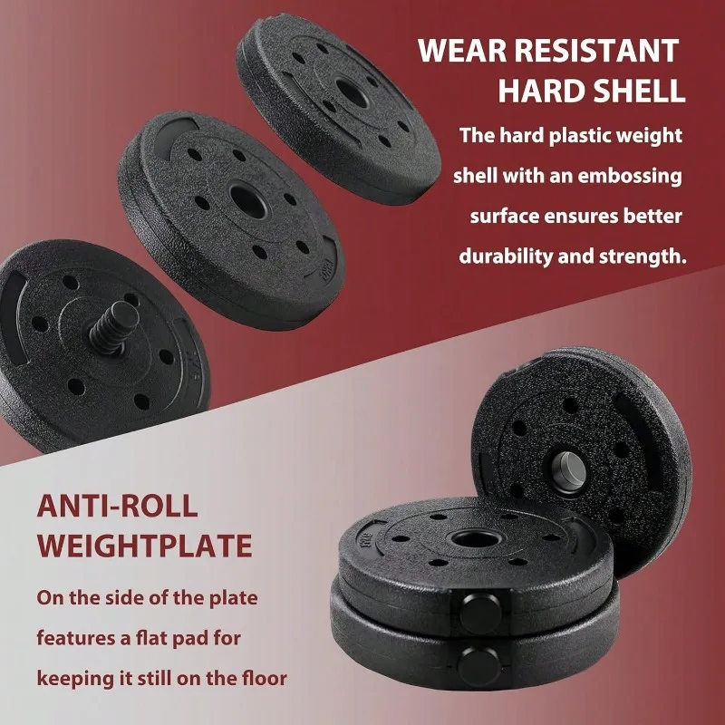 Adjustable Dumbbell Barbell Set 6