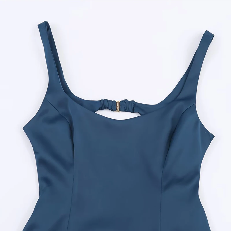 Women Dress Sexy Backless Long Dresses for Women 2025 New Chic Sleeveless Pleated Midi Dress Femlae Elegant Party Dresses ﻿