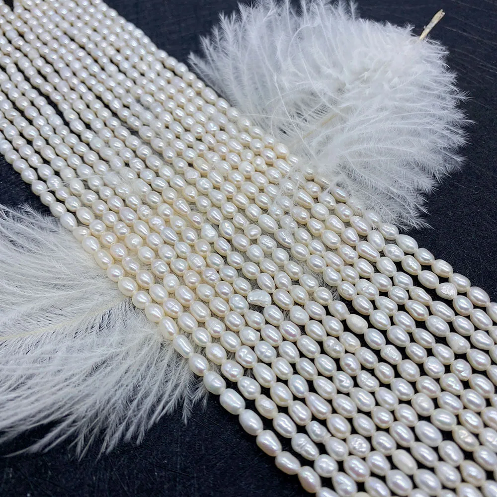 

4-9mm Fashion AA Grade Natural Freshwater Pearl Beads High-end Jewelry for Elegant Ladies DIY Necklace Pendant Earrings 36cm