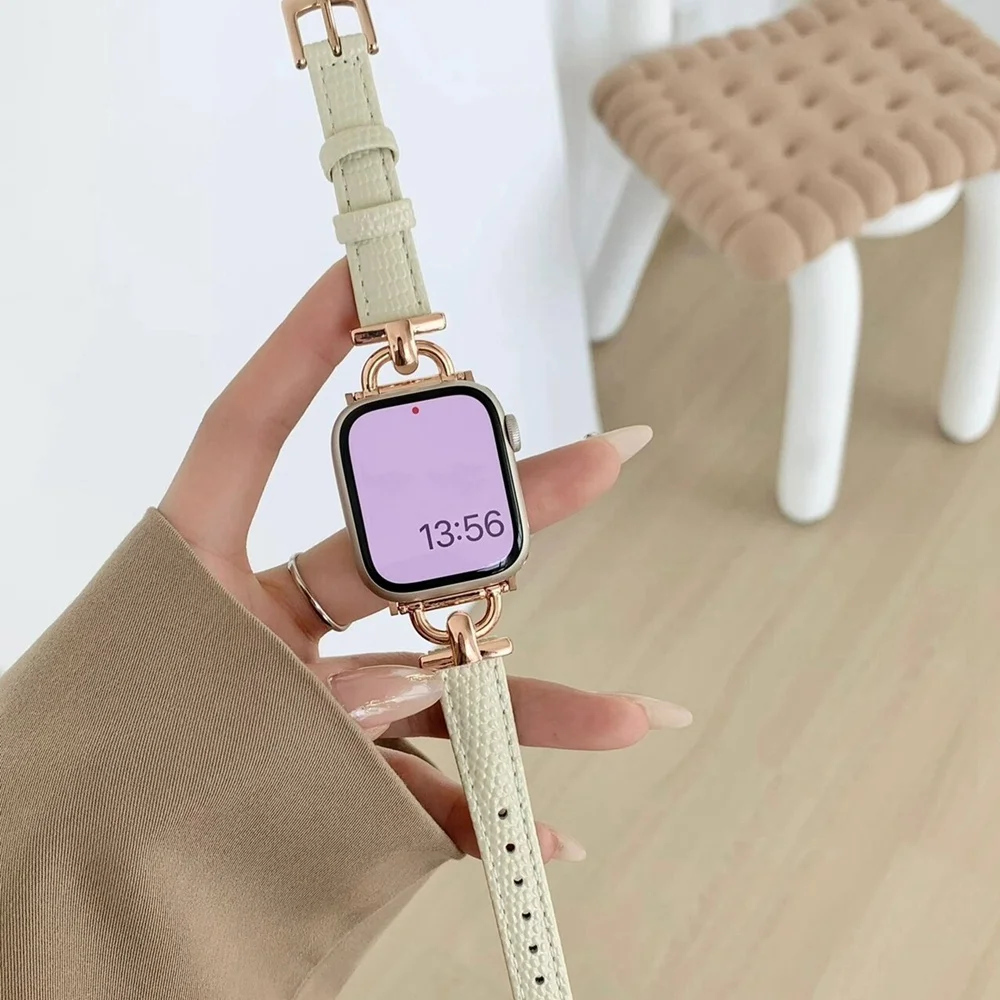 Elegant Leather Loop Watch Band Strap - Premium Quality