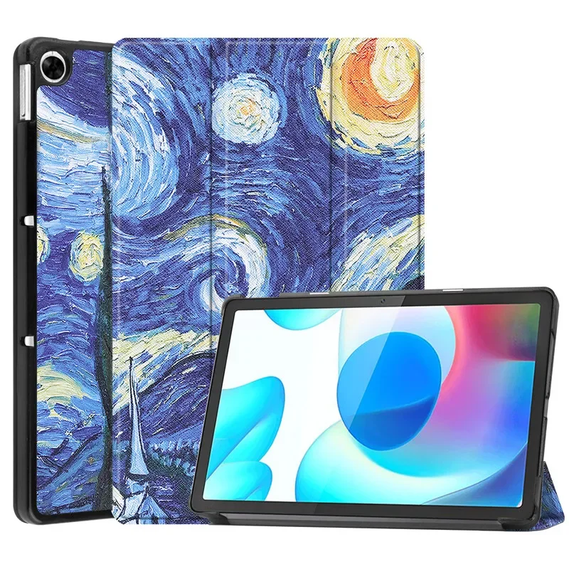 

Чехол для планшета Realme Pad 10,4 дюйма, складной жесткий Магнитный чехол из искусственной кожи для Realme Pad Mini 8,7 Etui