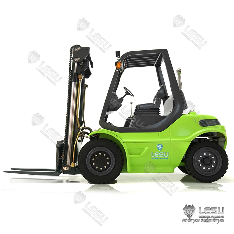 LESU 1/14 Scale Hydraulic RTR Model RC Forklift Remote Control Transfer Car Fork Outdoor ToyS Portability Gifts For Boy THZH1204 4