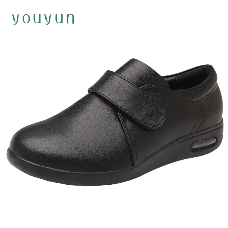 Autumn winter Men's Elderly Casual Leather Shoes Lightweight Large Men's Shoes Single Shoes Soft soled Middle aged Leather Shoes 5