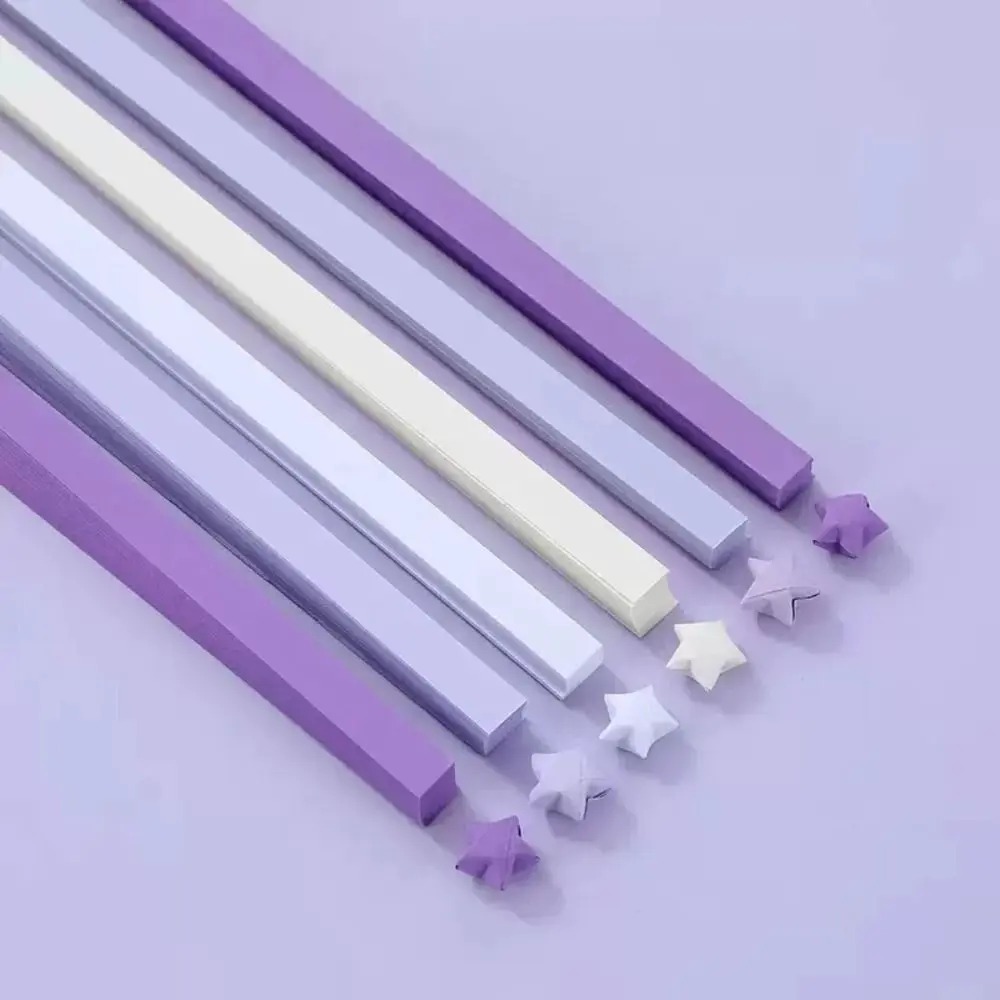Origami Lucky Star Paper Strips for DIY Crafts and Arts - 540 Sheets