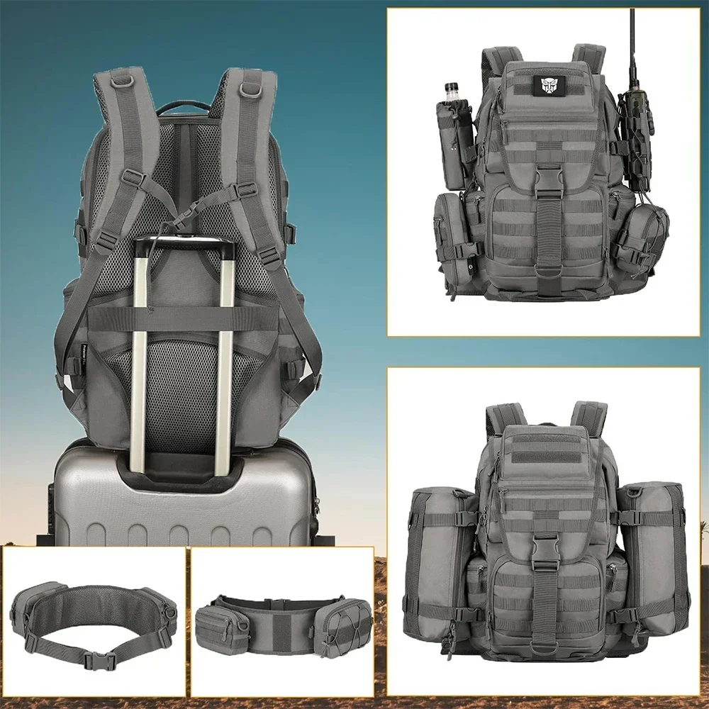 Waterproof Tactical Backpack for Outdoor Hunting and Camping