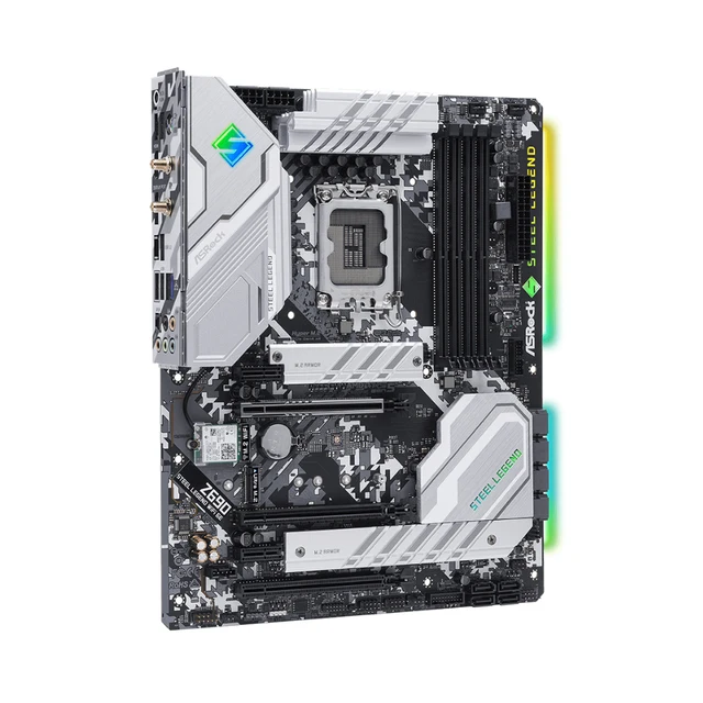 Z690 Steel Legend WiFi 6E/D5 + i7 14700F Carte Mère ASROCK
