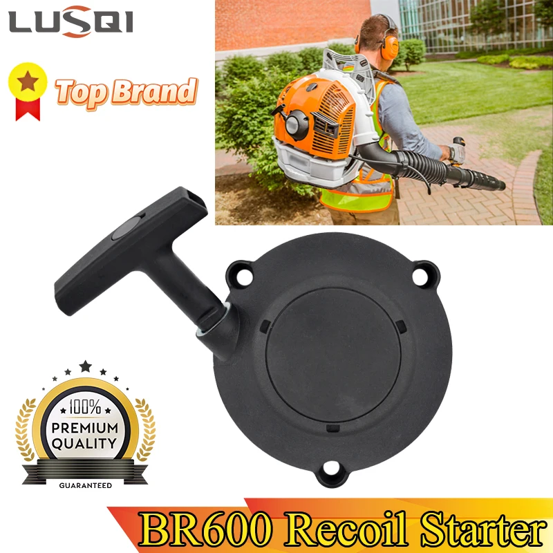 LUSQI Br600 Pull Recoil Starter Backpack Leaf Blower бензиновый генератор, стартовая деталь для Stihl BR430/SR430/SR450/BR500/BR600