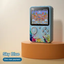 Portable Mini Retro Handheld Game Console with 3.0 Inch Color Screen (Sky Blue)