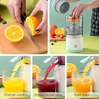 1PC electric juicer orange juice juicer USB rechargeable citrus lemon juicer wireless fruit blender automatic fresh juicer 2
