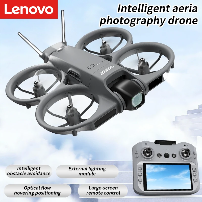 Drone Z906 8K 3Batteries Noir Gris Rouge - Caméra HD