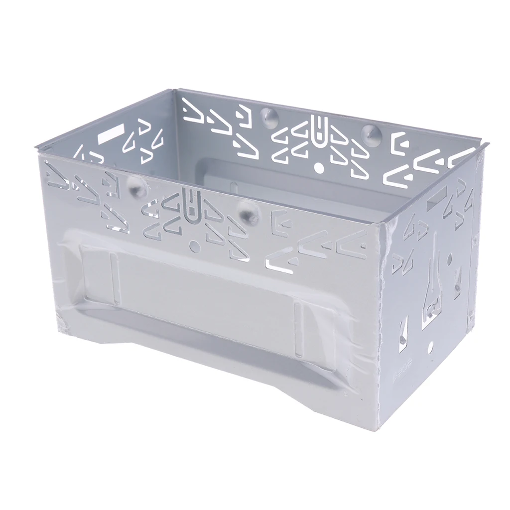 Sliver ISO 2DIN Car Auto Stereo Radio Refitting Installation Metal Cage