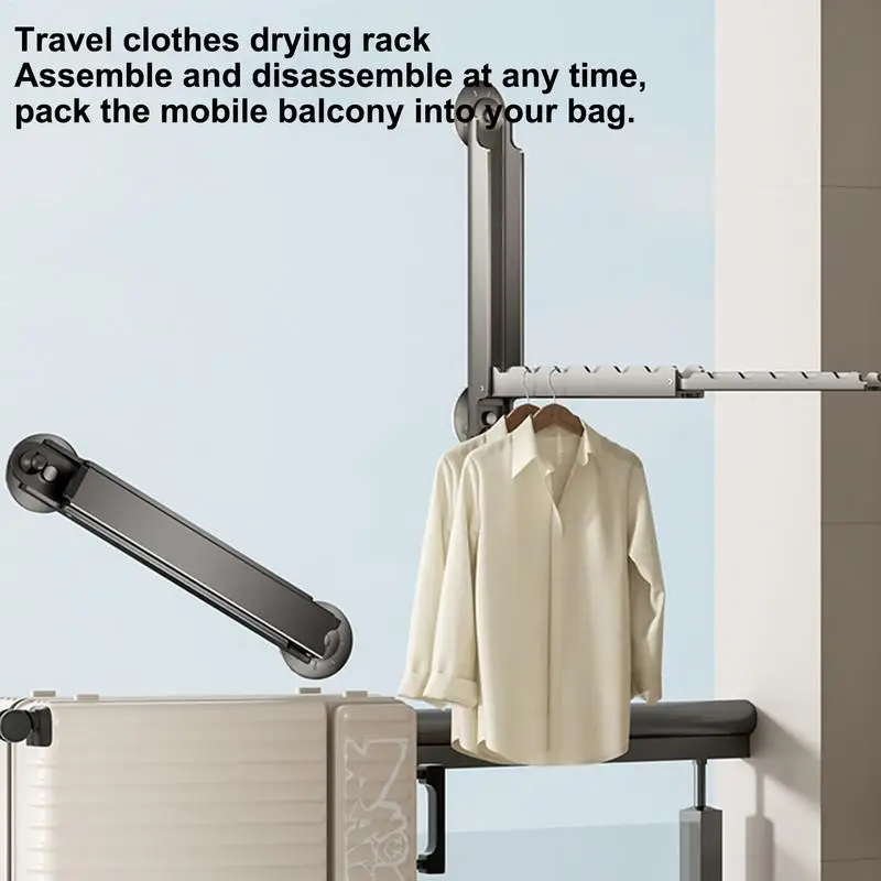 Retractable Clothes Drying Rack Laundry Room Organization Clothes Rack Portable Clothing Hanger Organizer Stable Clothing Drying 4