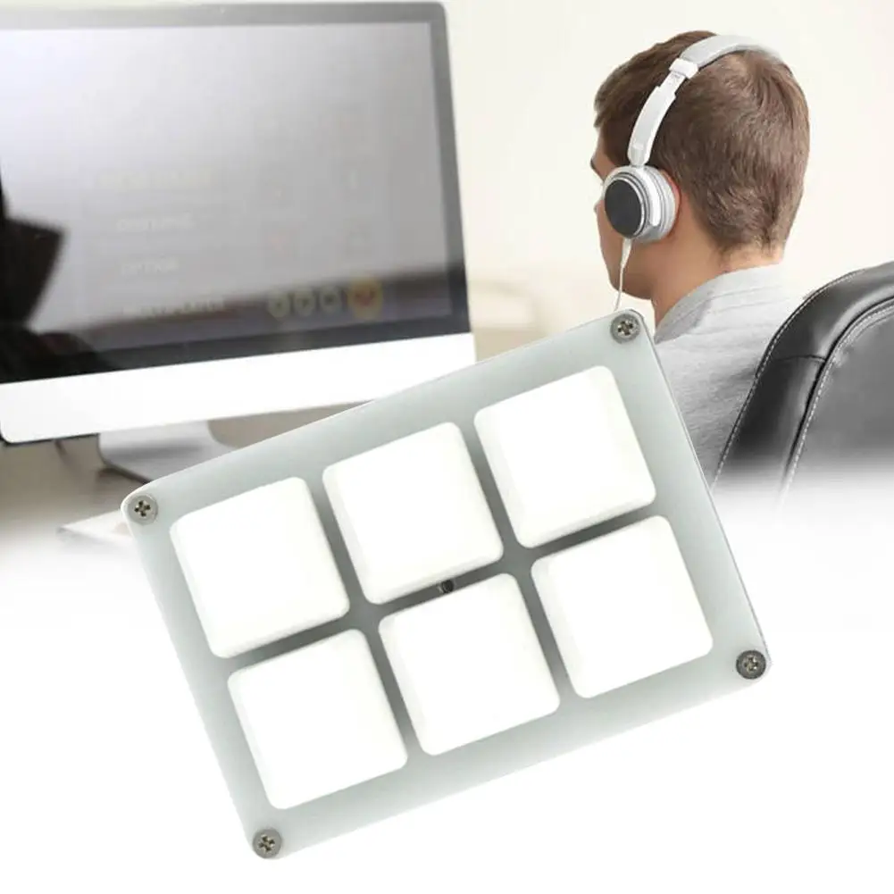 Mini teclado sem fio bluetooth para jogos,