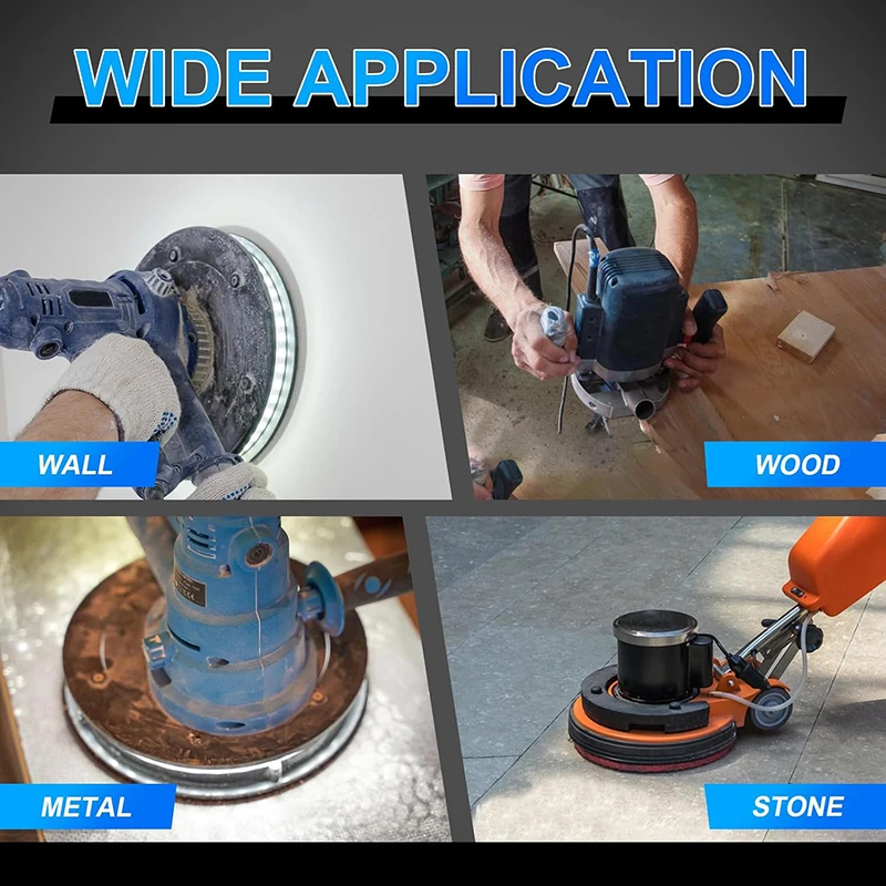 10 PCS Inch 10 Hole 225mm Wall Sander Sandpaper Metal