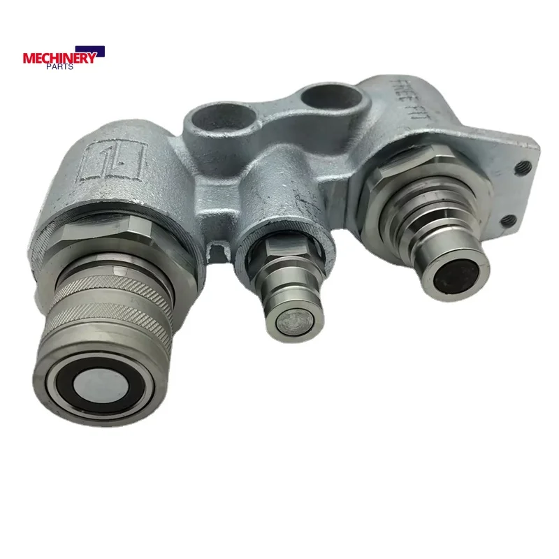 Hydraulic Quick connect flat face saturn block 7246783 4BD4FH for Bobcat S175 T250