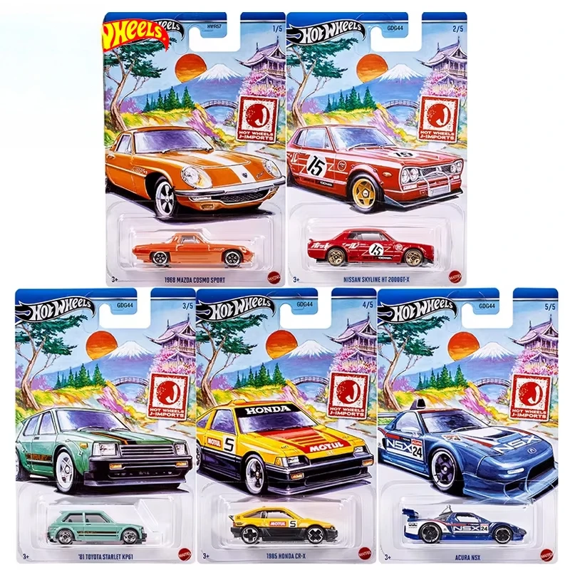 hotjazz78商品 Genuine Hot Wheels Car J-Imports 1:64 Diecast Boy Toy Toyota
