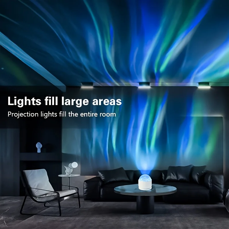 Light filling the whole room with color