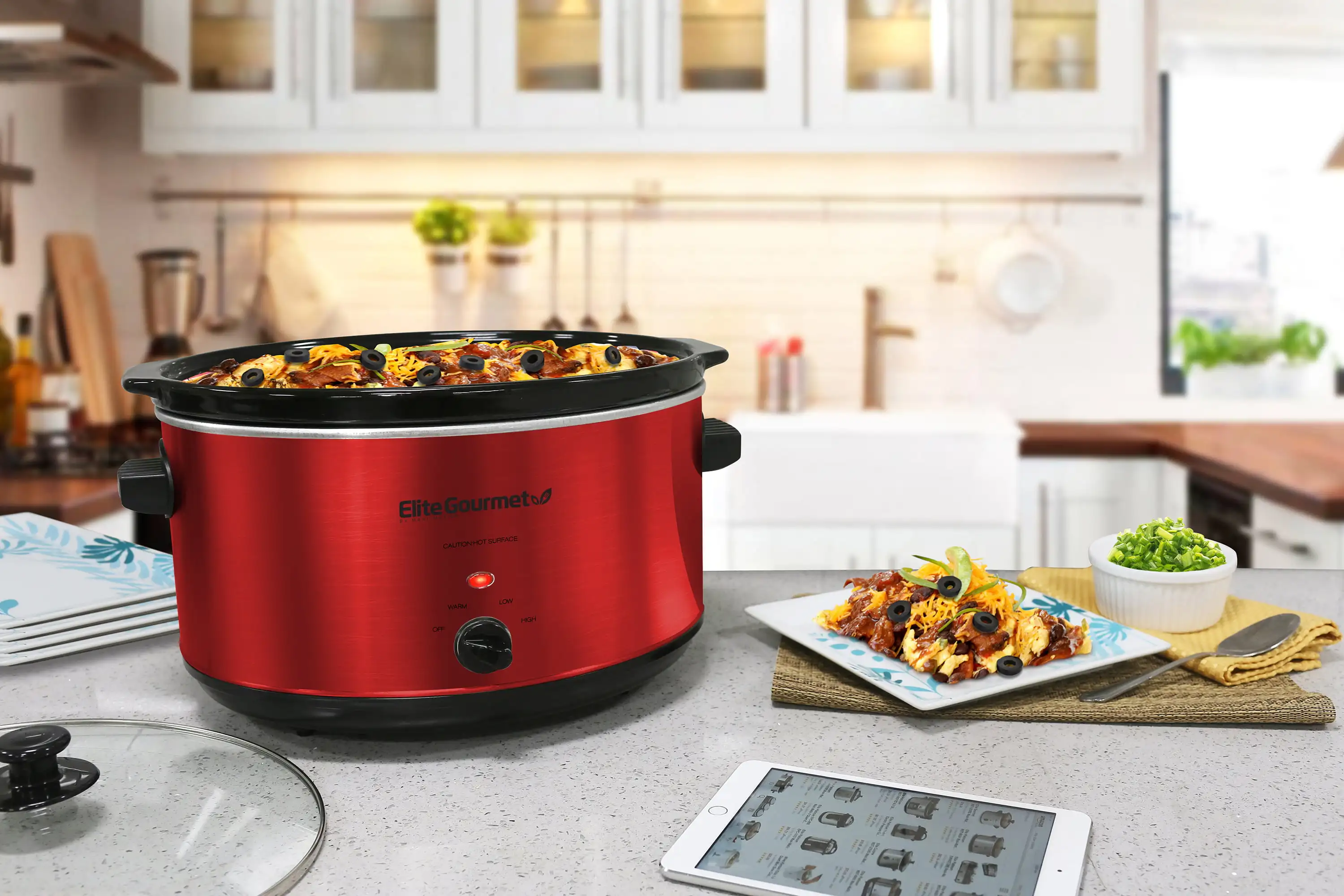 Elite 6-Quart Slow Cooker | Premiere Stainless Steel