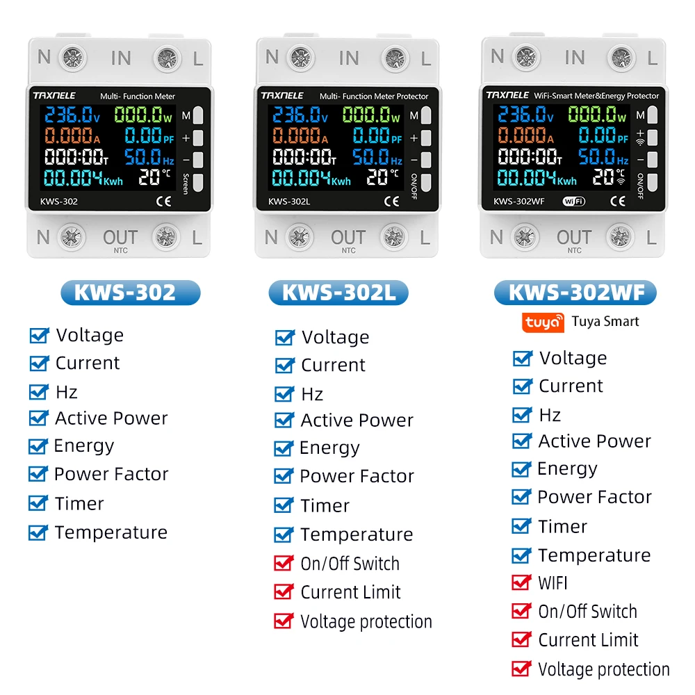 Smart WiFi Energy Metering Switch with Remote Control