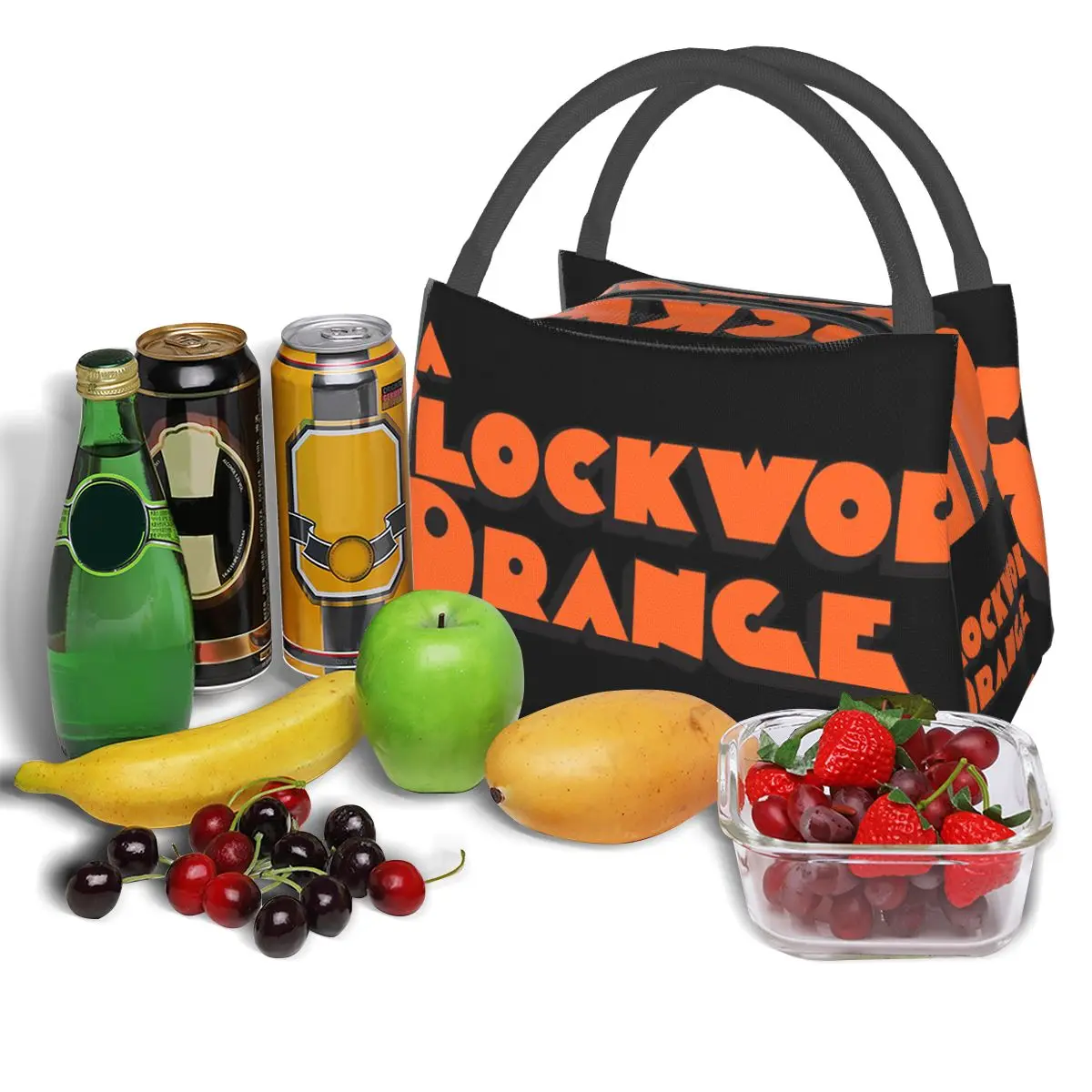 Clockwork Orange Portable insulation bag for Cooler Thermal Food Office Pinic Container