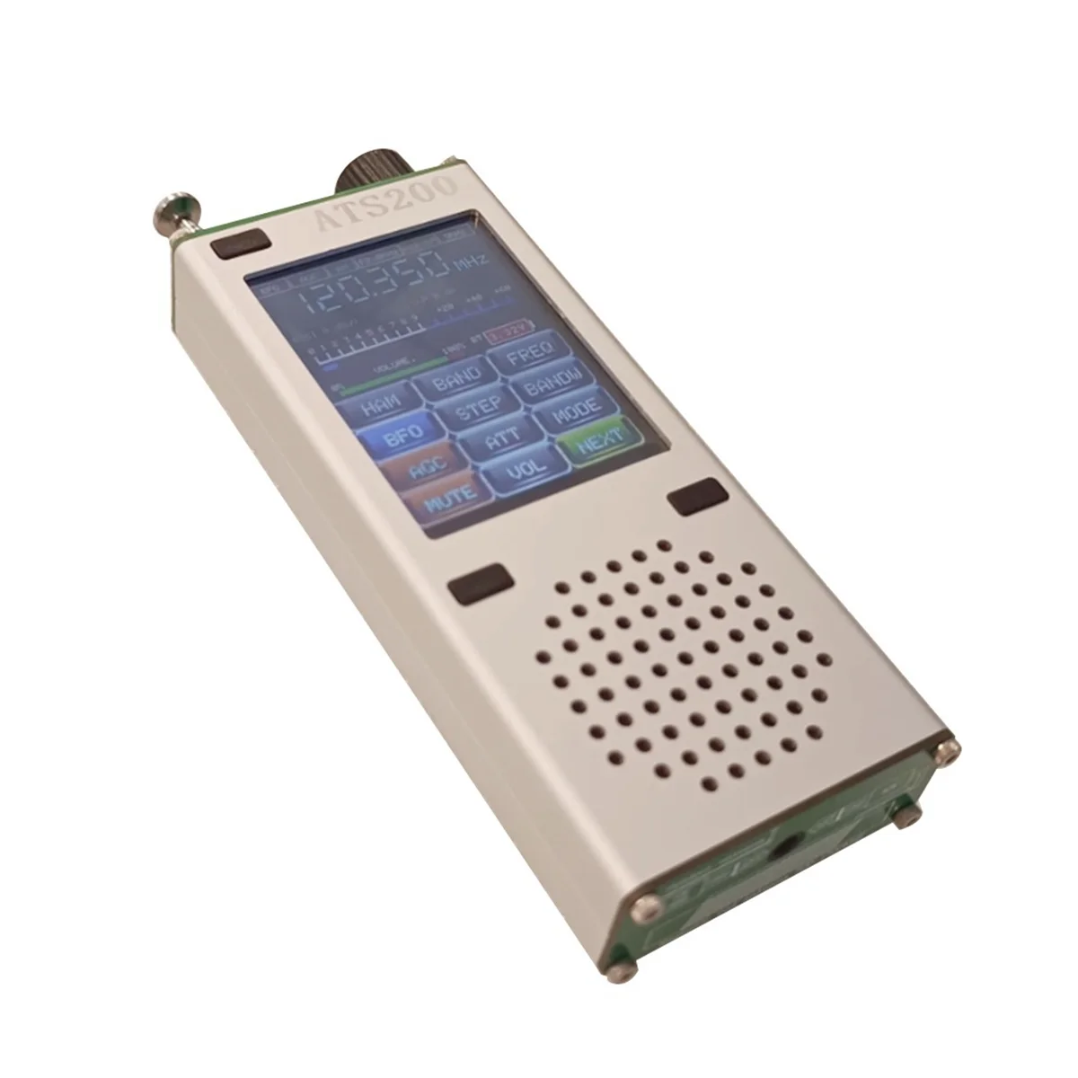 SMIEA 새로운 ATS200 항공 밴드 라디오 FM SI4732+ESP32+블루투스+2.4인치 터치 디스플레이 FM, AM, LSB, USB 다중 모드 수신