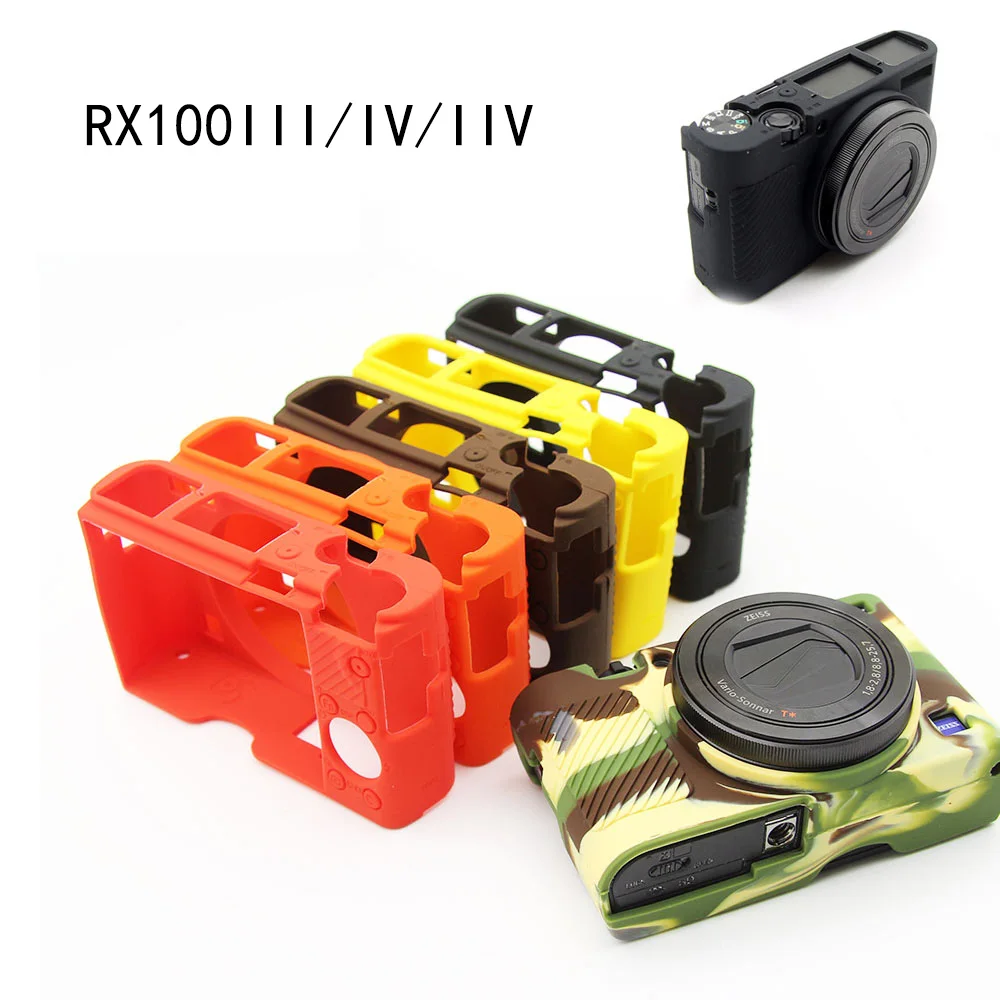 Étui de protection d'appareil photo en Silicone souple, housse de  protection en caoutchouc pour Sony RX100 III RX100 IV RX100 V VI RX100 VII  - AliExpress