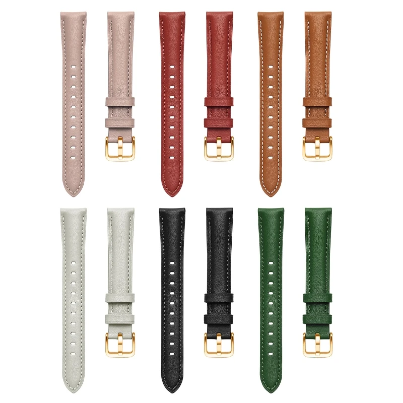 

Для Fit Mini Band Регулируемый браслет Спортивный кожаный ремешок для умных часов