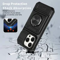 Case For iPhone 16 15 14 13 12 11 Pro Max XS XR 8 7 Plus Magnetic Rotated Ring Kickstand Heavy Duty Drop Protection Wallet Cover - Image 5