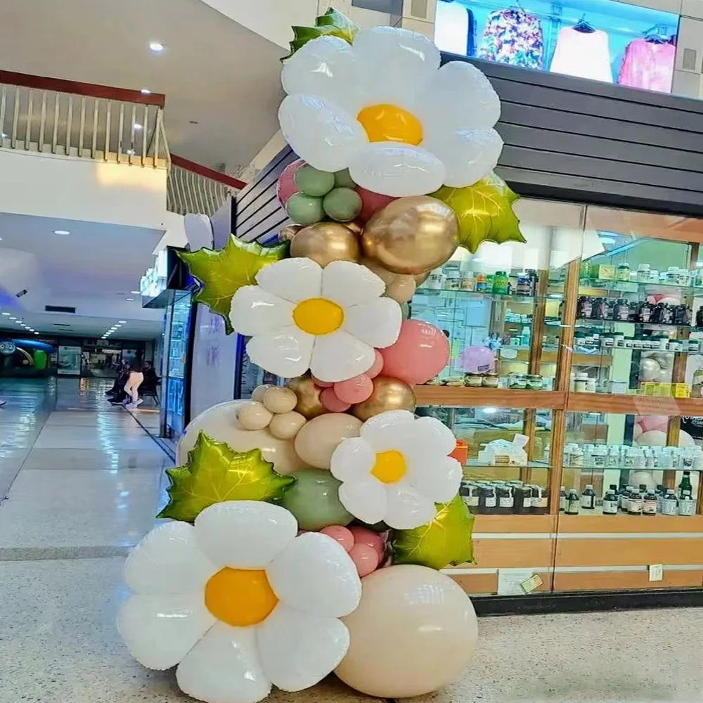 

82 шт., гирлянда-Подсолнух в виде листьев маргариток