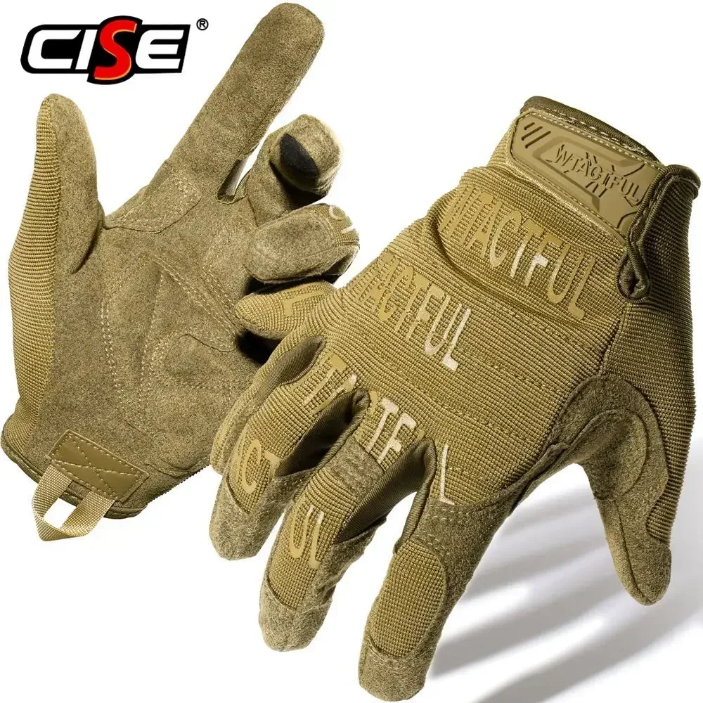 Motorcycle Gloves Motorcycle Full Finger Gloves Protective Gear Pit Biker Riding Motorbike Moto Enduro Motocross MTB BMX Cycling Racing Glove Men