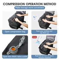 Vacuum Backpack Travel Bag for Men Large Capacity Backpack Business Laptop Backpack Women Men Expandable Backpack School Bag 2