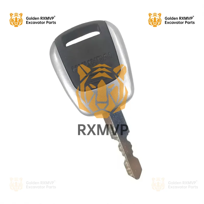 2PCS Ignition Start Key For Excavator R75VS 130-9 305-9 150VS 215VS 305VS Excavator Switch Key