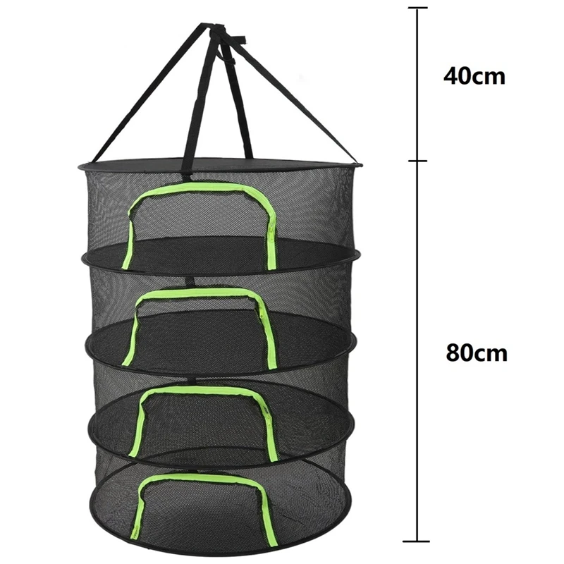 Folding Dry Rack Drying Net For Herbs Hanging Basket Dryer Bag Mesh Herb Drying Net For Flowers Buds Plants 6