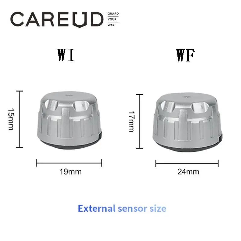TPMS Sensor 2 Models For Choose Only Used For CAREUD Serial Car Tire Pressure Monitor for Sensor Broken-Down or Lost car tire pressure monitor car tire pressure sensor