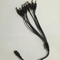 Адаптер питания 12 В, 5 А + 8 разделенных кабелей питания для камер видеонаблюдения DVR Аналоговая камера AHD TVI CVI DVR Systems — изображение 5