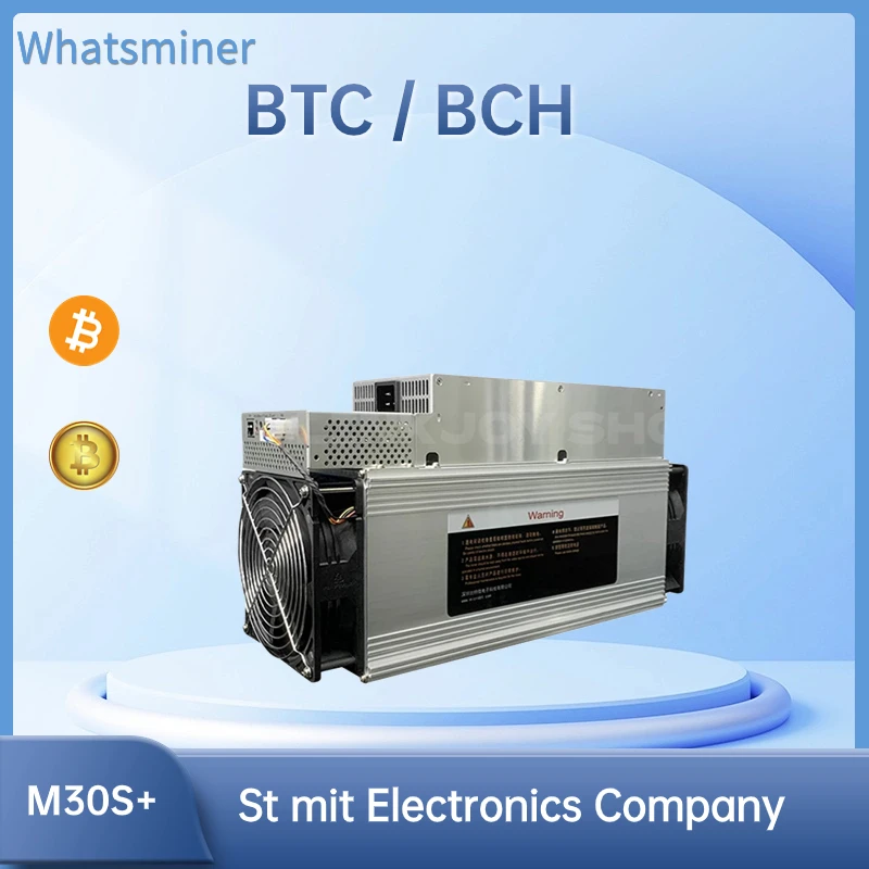 Commercio All'Ingrosso Nuovo Marchio Whatsminer M30S + 34W 98T Bitmain Bitcoin Asic Miner In Magazzino