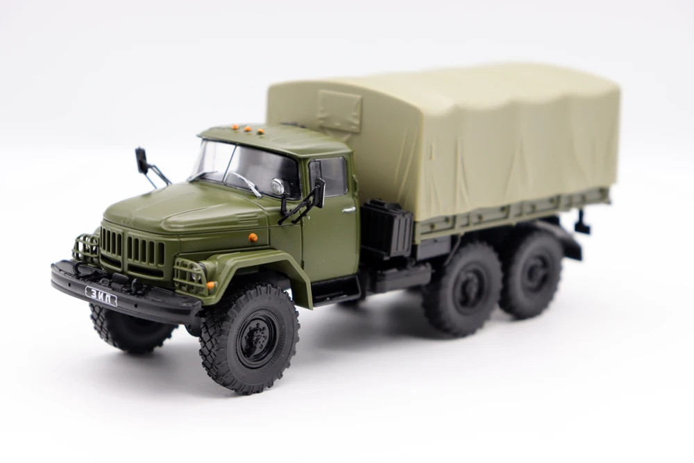

NEW 1/43 Scale ZIL 131 flatbed truck Military USSR Army Collectible models Diecast car for collection gift