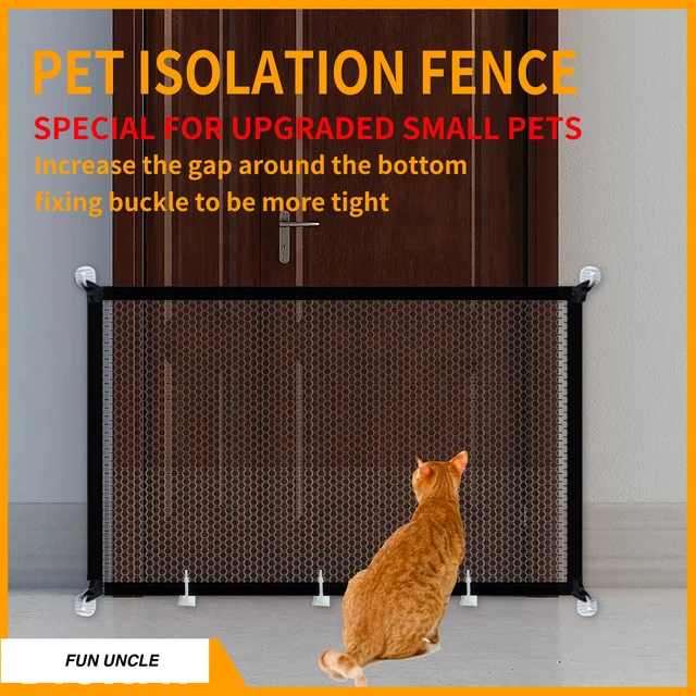 Pet Isolation Protective Net, Pet Dog Door Mesh Fence, Pet, 60 OFF