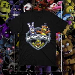 Vintage Inspired Five Nights at Freddy's Graphic T - Shirt - Unisex Crew Neck Cotton Tee - S (1)