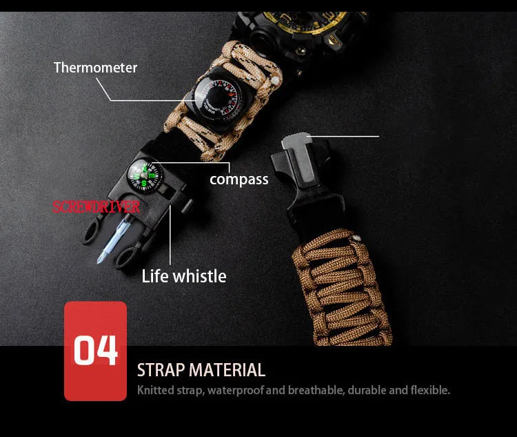 SHIYUNME Men Military Sport Watch Outdoor Compass Time Alarm LED Digital Watches Men Waterproof Quartz Clock relogio masculino