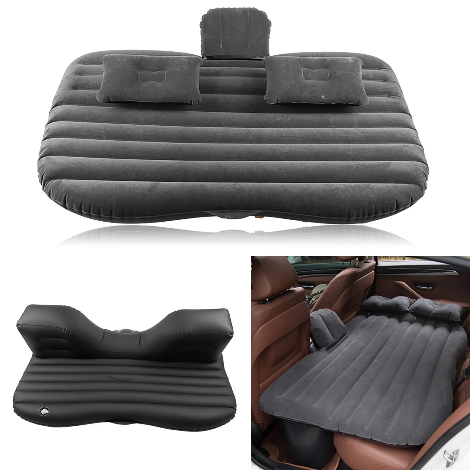 Back Seat Bed Camping Airbed Car Inflatable Bed Back Seat Mattress Airbed for Rest Sleep Travel Camping Car Airbed 1